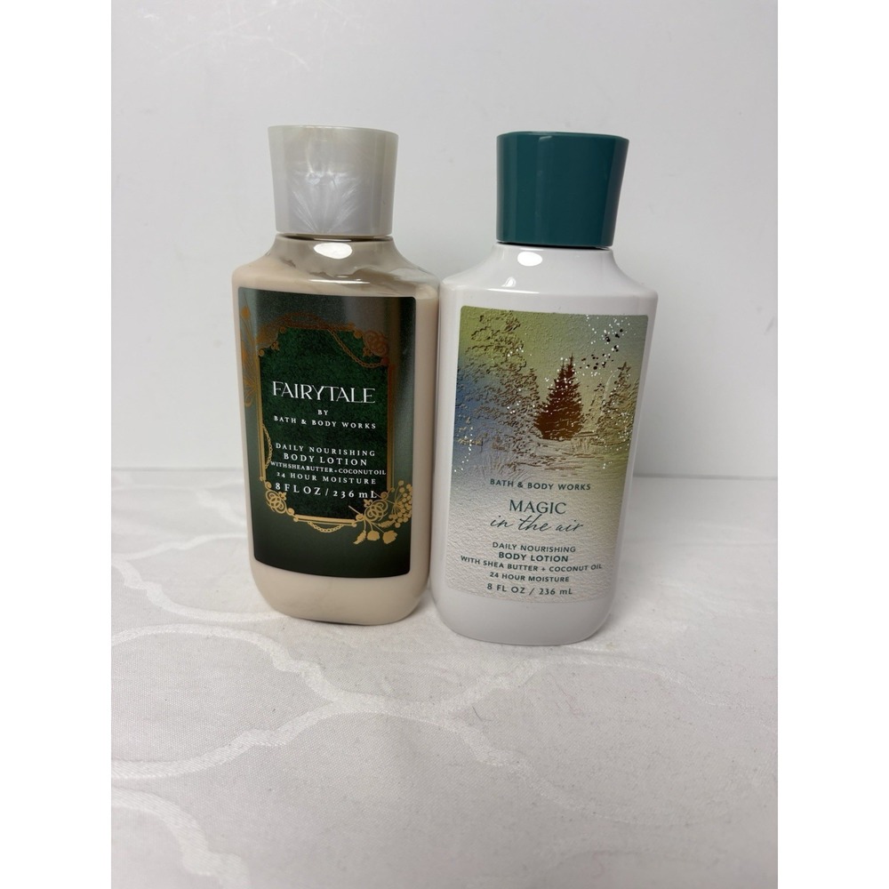 2 Lot Bath & Body Works Fairytale And Magic In The Air In The Air Body Lotion